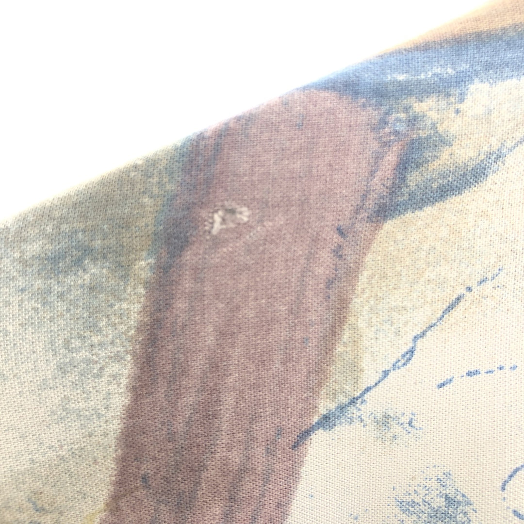 Marks & Spencer ST MICHAEL short sleeve viscose shirt, made in the UK, men's size M Viscose multicolor Vintage Second Hand