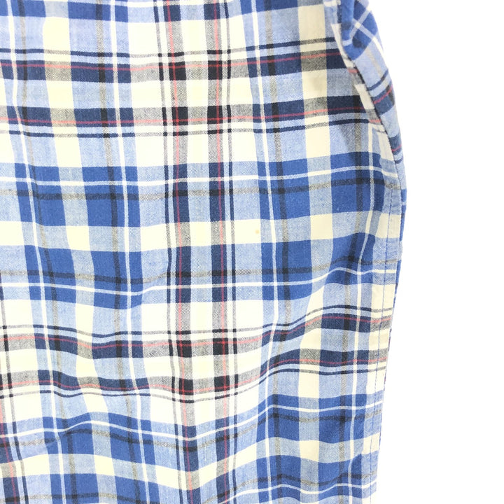 Dickies Check Pattern Short Sleeve Open Collar Cotton Shirt Men's XL /eaa441048