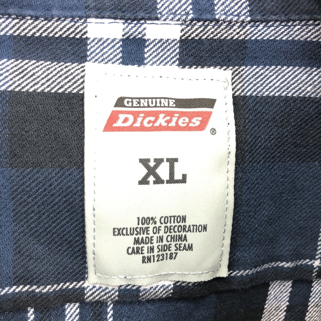 Dickies Short Sleeve Check Shirt Men's XL /eaa441054