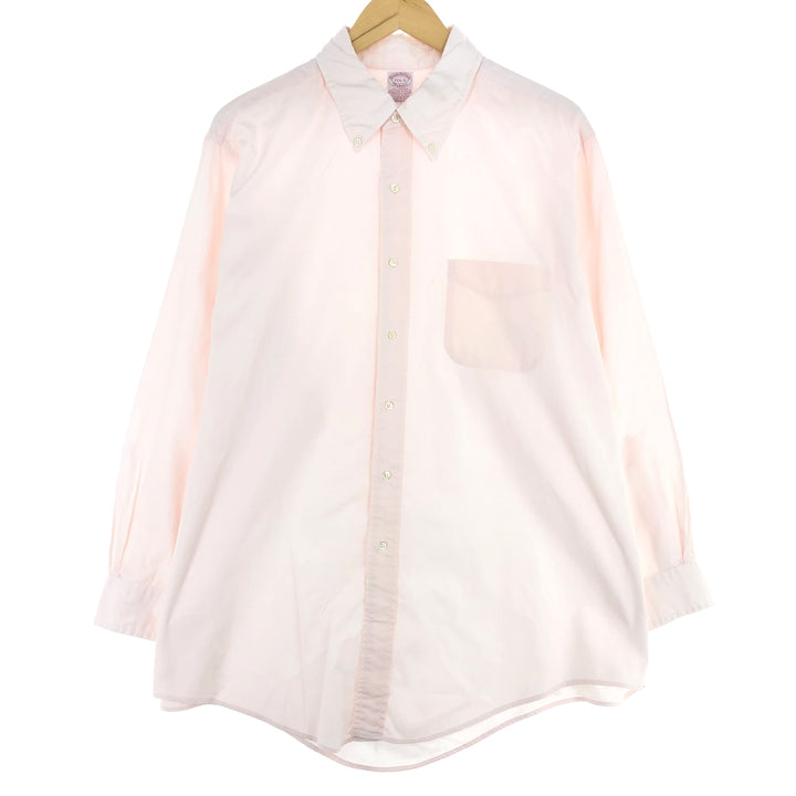 90'S Brooks Brothers MAKERS Long Sleeve Button Down Shirt Made in USA Men's XL Vintage /eaa441107