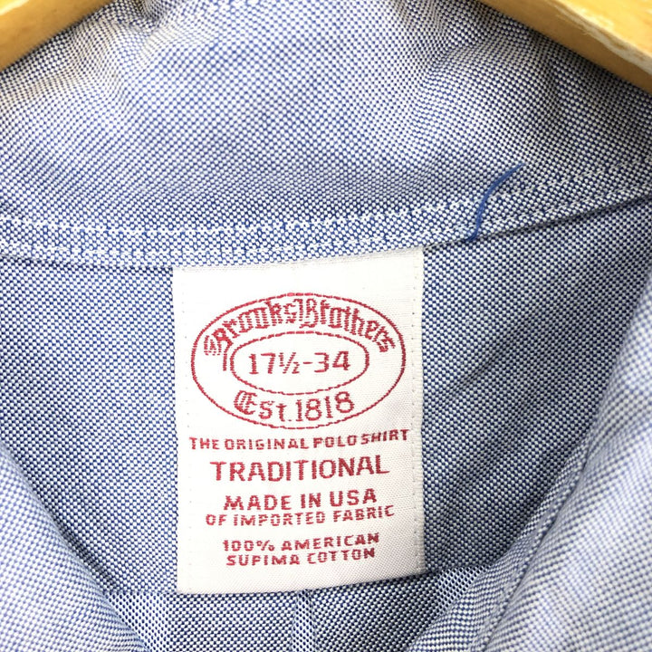 Brooks Brothers Est.1818 Long Sleeve Button Down Shirt Made in USA Men's L /eaa441108
