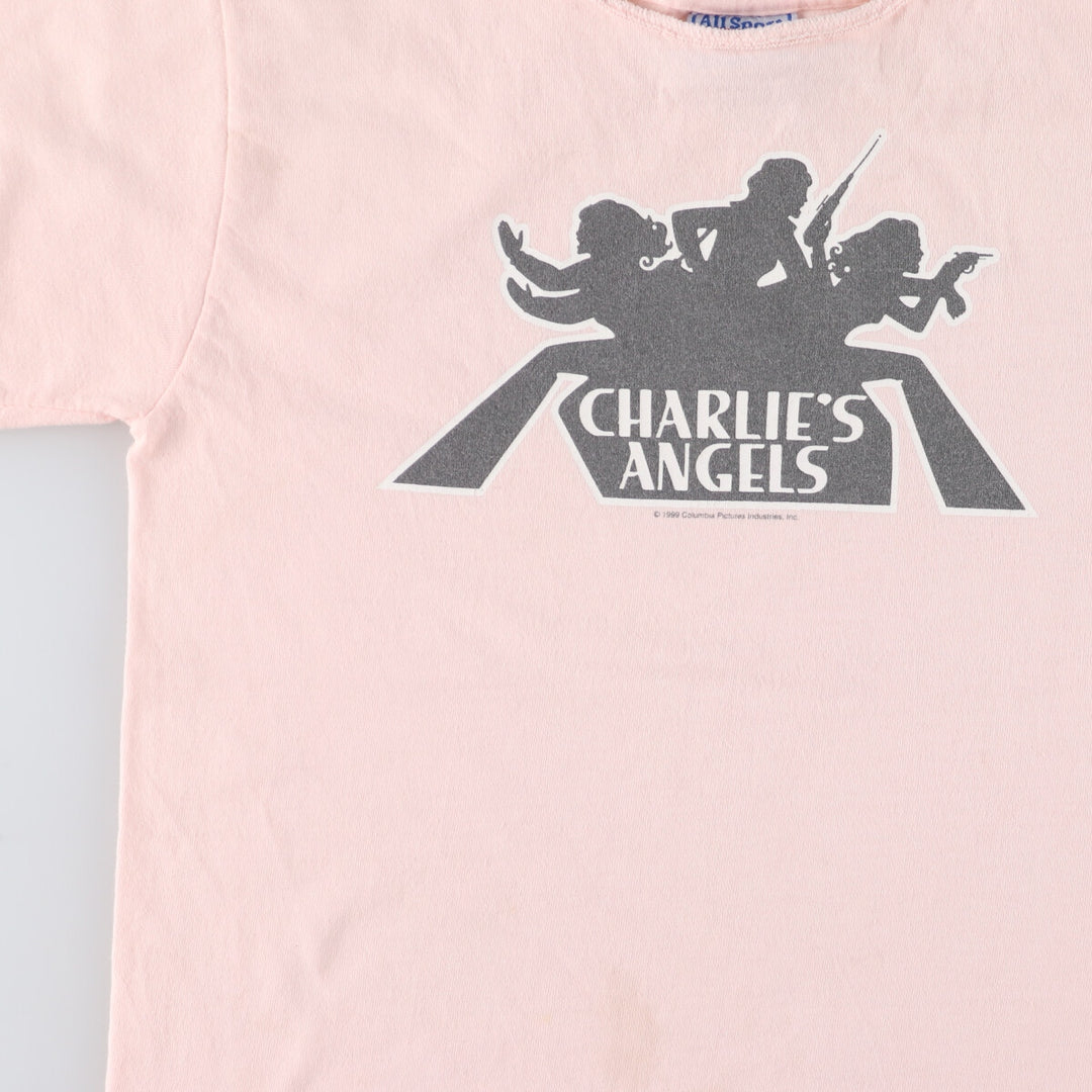 90'S ALL SPORT CHARLIE'S ANGELS Charlie's Angels Movie T-shirt Made in USA Women's S Vintage /eaa441126