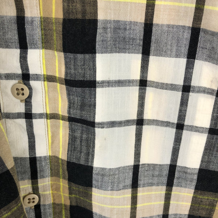 THE NORTH FACE Short Sleeve Cotton Check Shirt Men's XXL /eaa441139