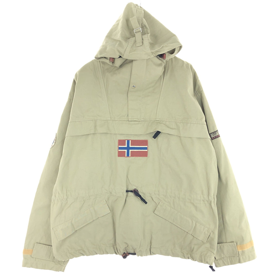 NAPAPIJRI Back Print Anorak Parka Cotton Parka Men's XL Vintage /eaa441301