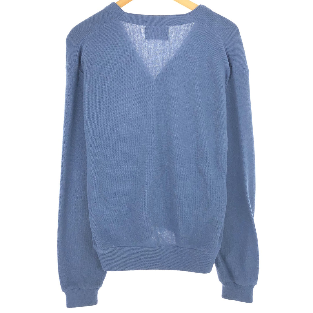 70'S Scudder Acrylic Knit Cardigan Made in USA Men's XL Vintage /eaa441313