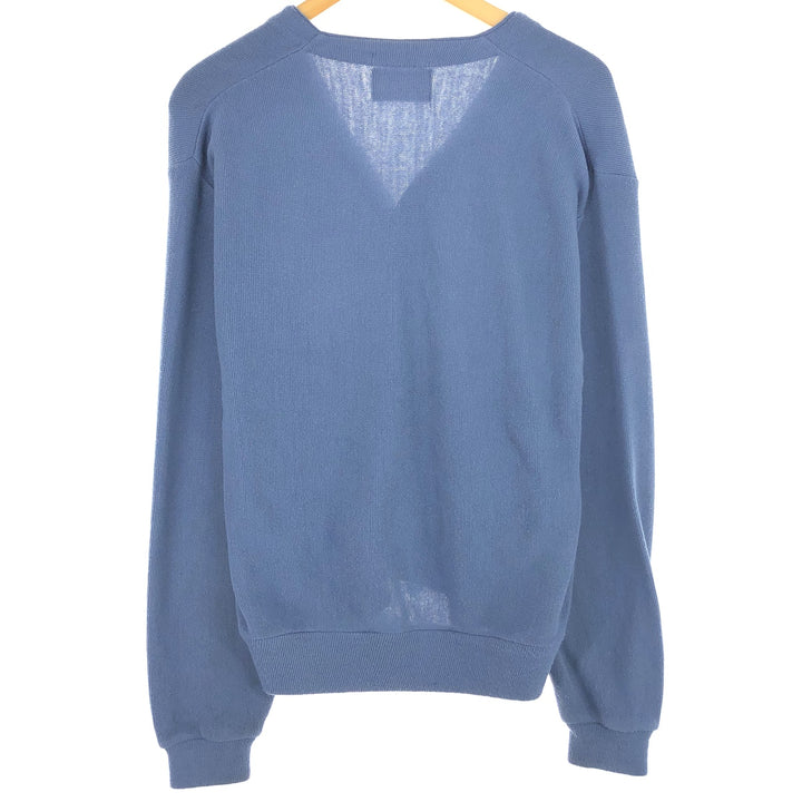 70'S Scudder Acrylic Knit Cardigan Made in USA Men's XL Vintage /eaa441313