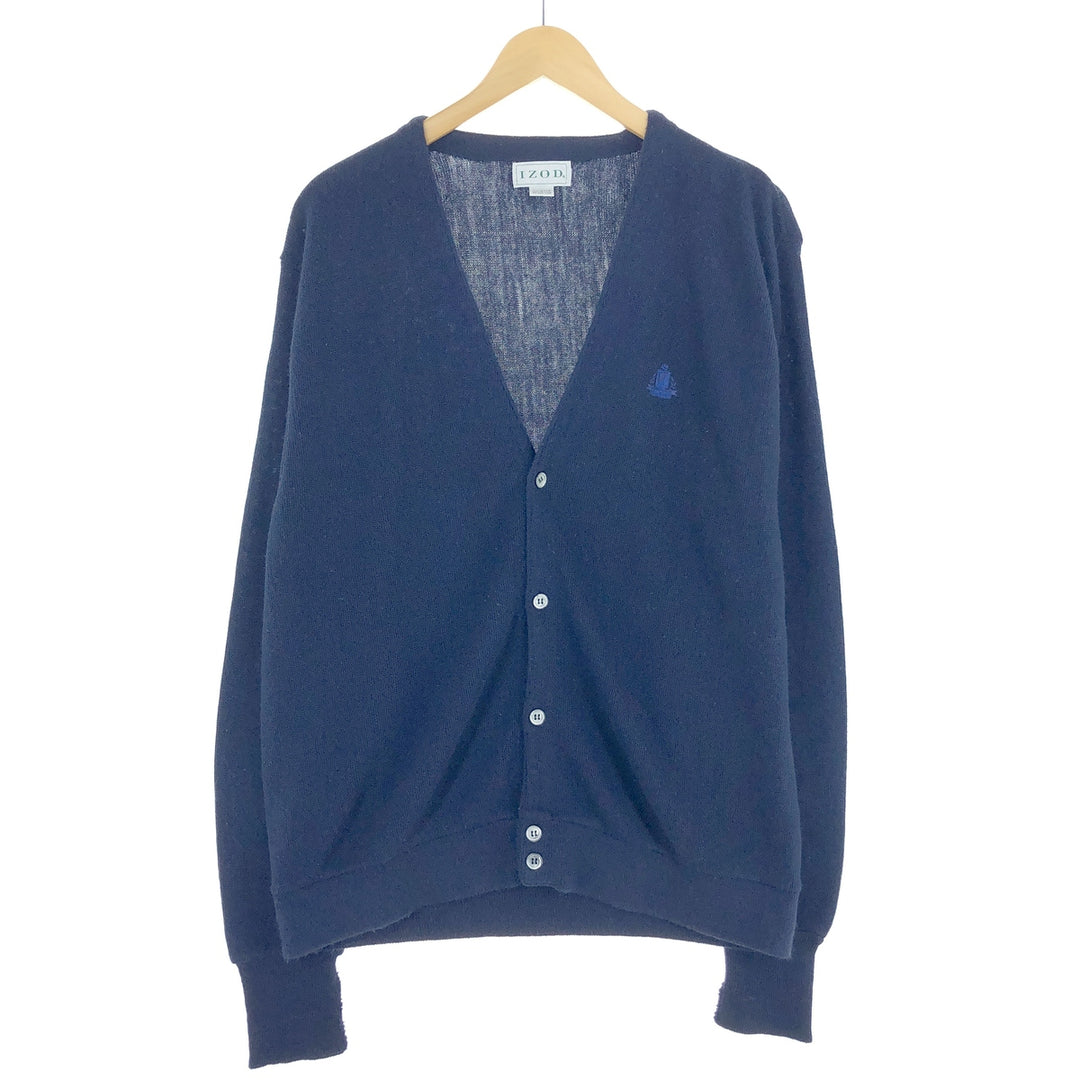 IZOD Acrylic Knit Cardigan Made in USA Men's L /eaa441322