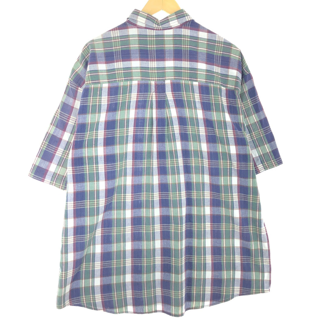 Eddie Bauer Short Sleeve Check Shirt Men's XL /eaa441447