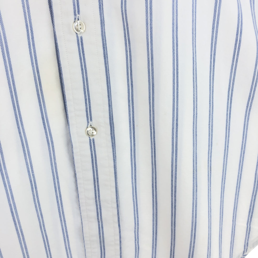 Brooks Brothers Est.1818 Short Sleeve Button-Down Striped Shirt Made in USA Men's L /eaa441461