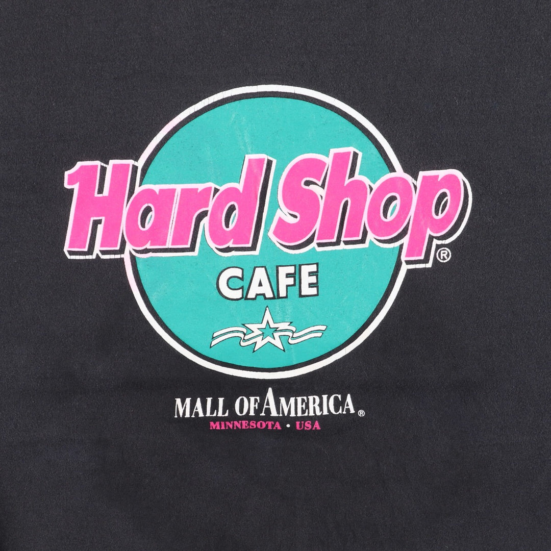 90'S Fruit of the Loom Hard Shop Cafe Advertising T-shirt Made in USA Men's XL Vintage /eaa441535