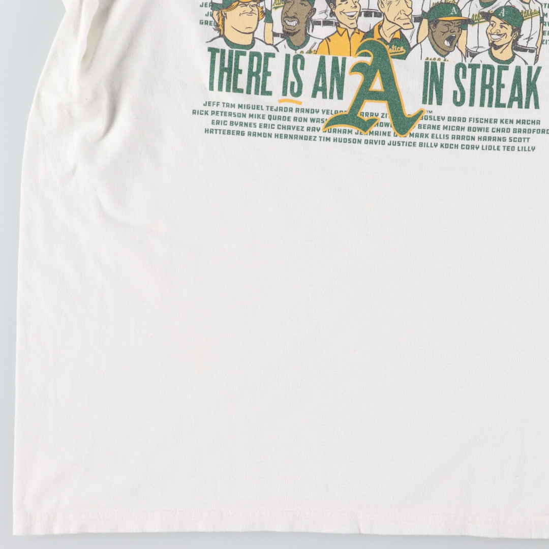 00'S Fruit of the Loom Oakland Athletics Sports T-Shirt Men's XL Vintage /eaa441549