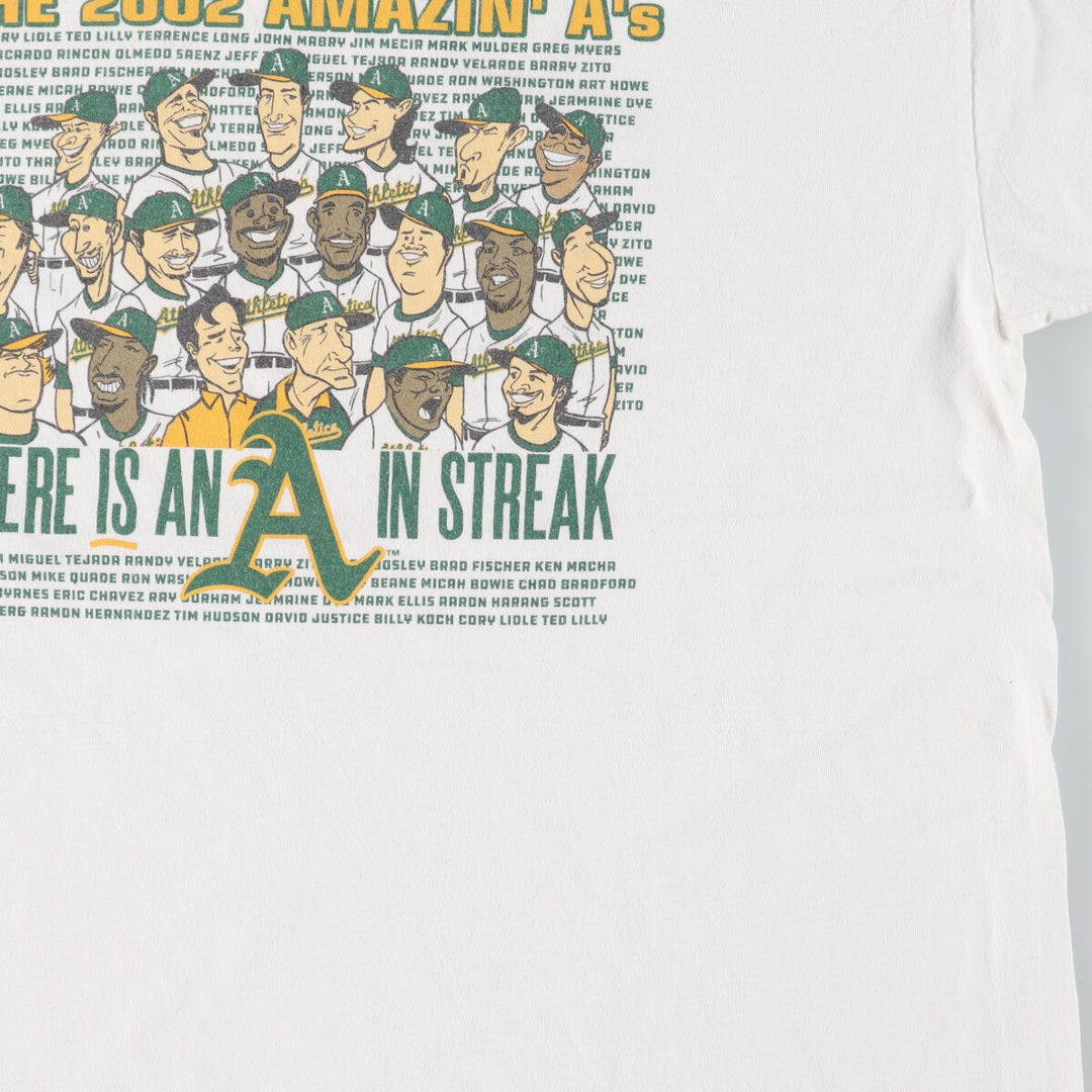 00'S Fruit of the Loom Oakland Athletics Sports T-Shirt Men's XL Vintage /eaa441549