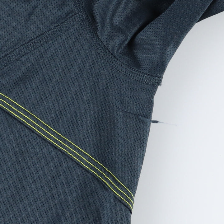 00'S adidas CLIMALITE Mesh Sports T-Shirt Men's M polyester navy blue type Vintage Second Hand