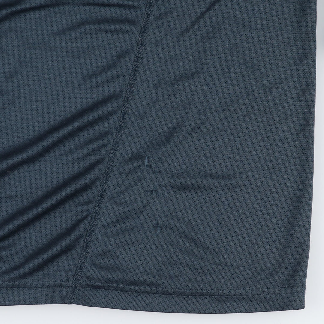 00'S adidas CLIMALITE Mesh Sports T-Shirt Men's M polyester navy blue type Vintage Second Hand