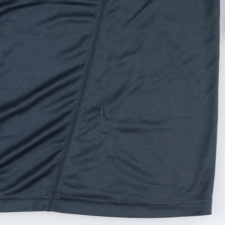 00'S adidas CLIMALITE Mesh Sports T-Shirt Men's M polyester navy blue type Vintage Second Hand