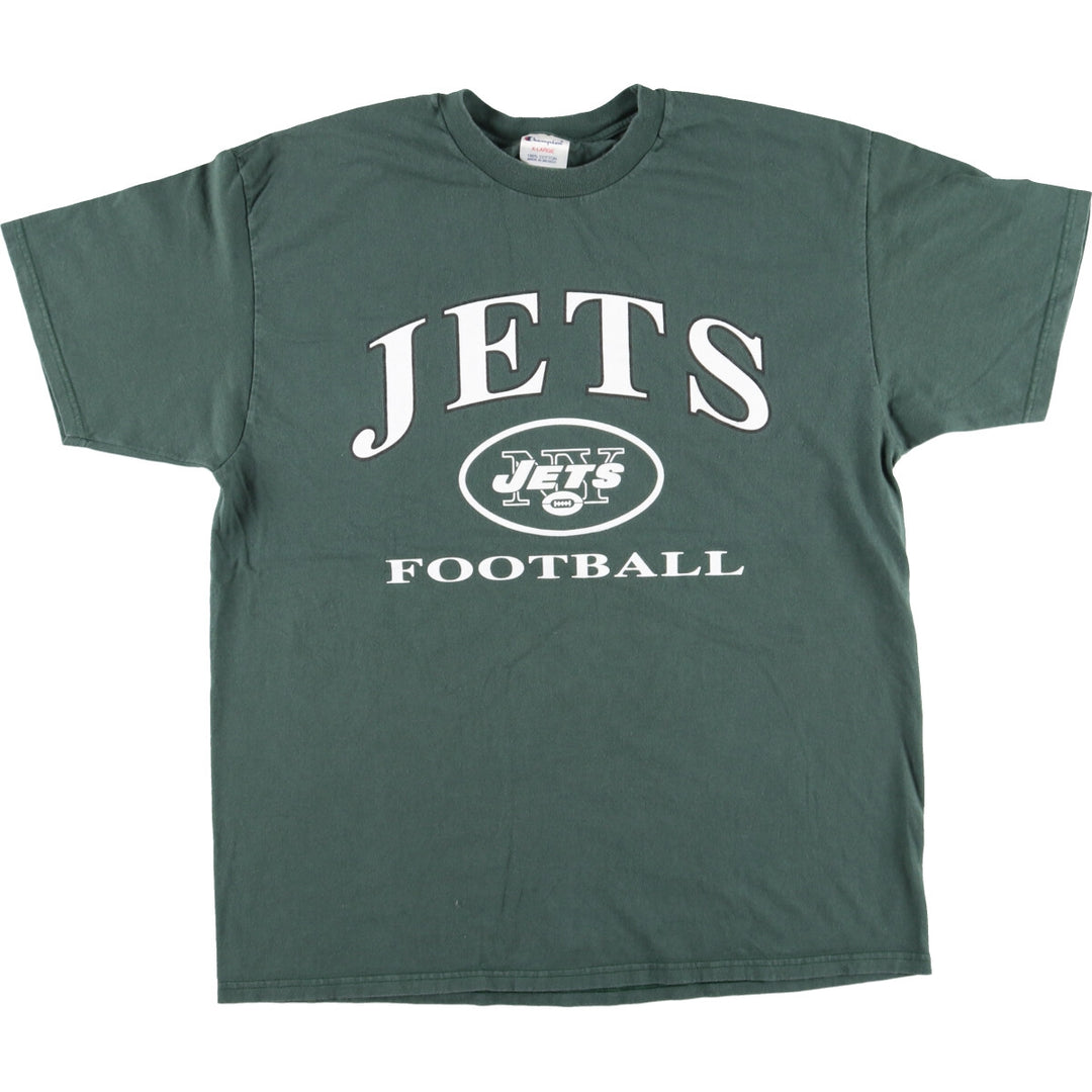 Champion NFL NEW YORK JETS New York Jets Sports T-shirt Men's XL /eaa441731