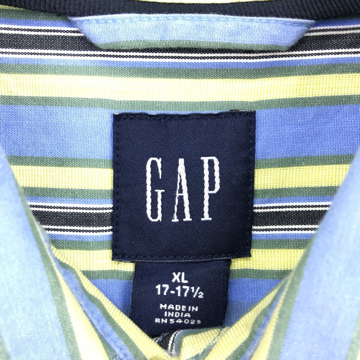 00'S GAP Long Sleeve Striped Shirt Men's XL /eaa441807