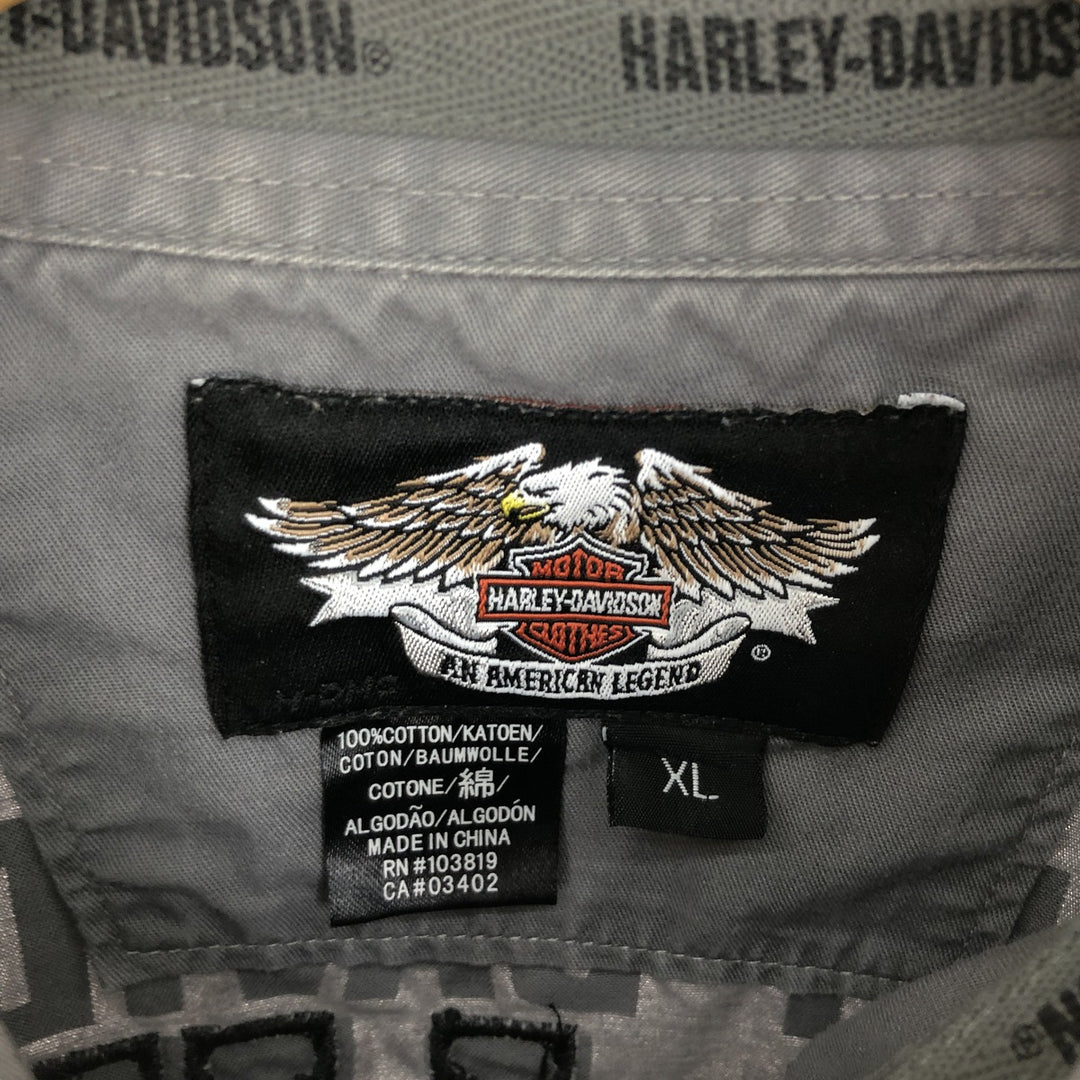 Harley-Davidson Short Sleeve Work Shirt Men's XL /eaa441853
