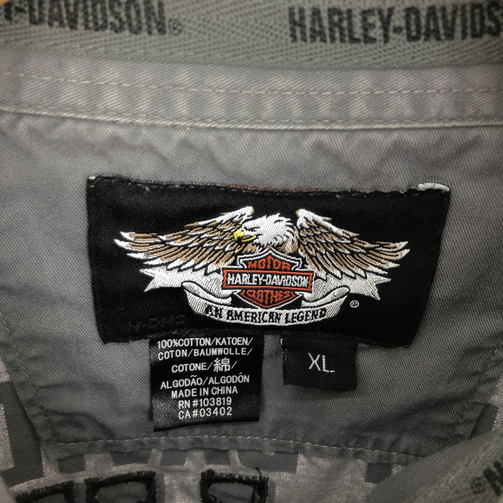 Harley-Davidson Short Sleeve Work Shirt Men's XL /eaa441853