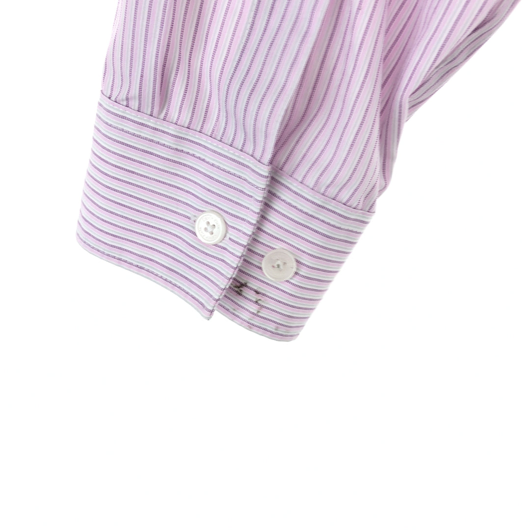 Calvin Klein Long Sleeve Cotton Striped Shirt Men's L /eaa441867