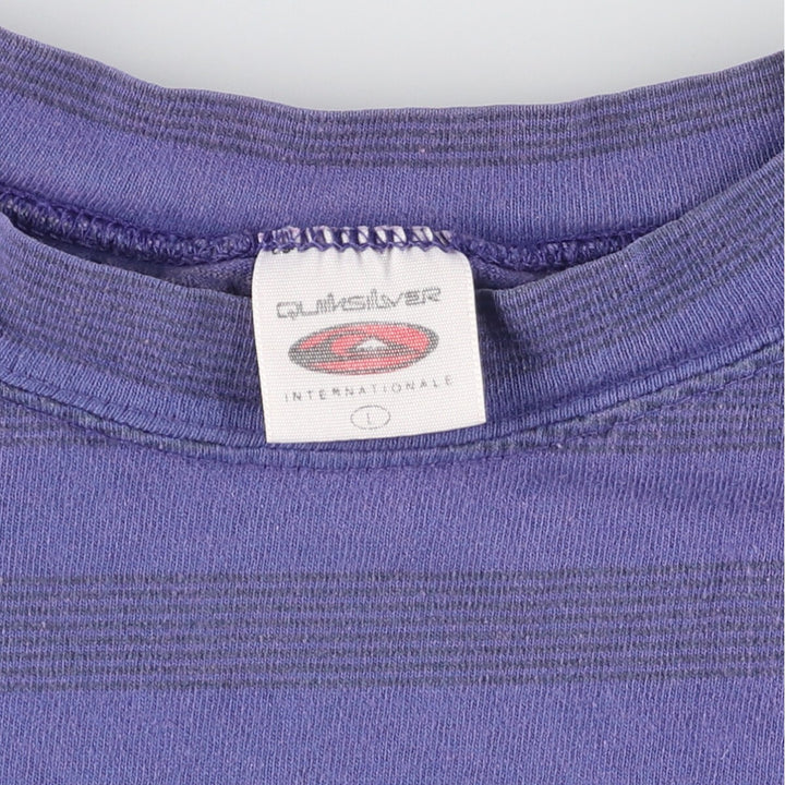 80'S QUIK SILVER Surf Skate T-shirt Made in USA Men's L Vintage /eaa441951