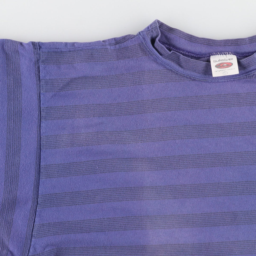 80'S QUIK SILVER Surf Skate T-shirt Made in USA Men's L Vintage /eaa441951