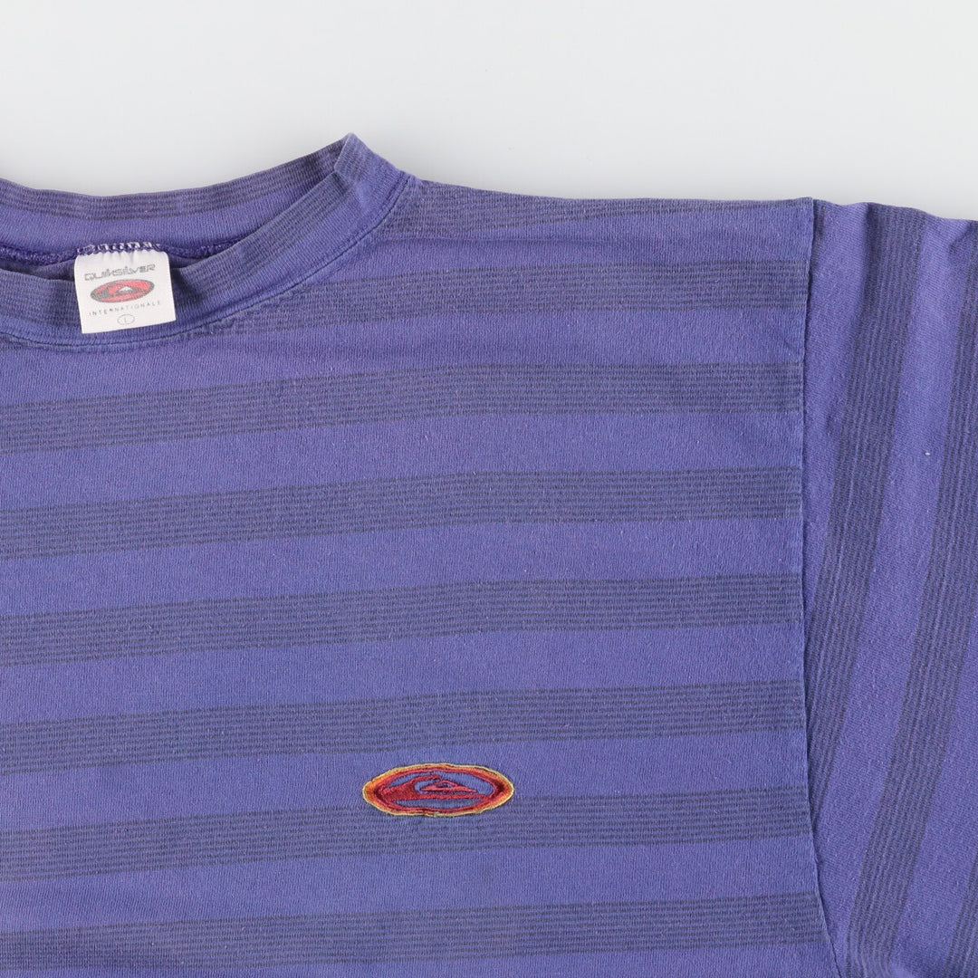 80'S QUIK SILVER Surf Skate T-shirt Made in USA Men's L Vintage /eaa441951