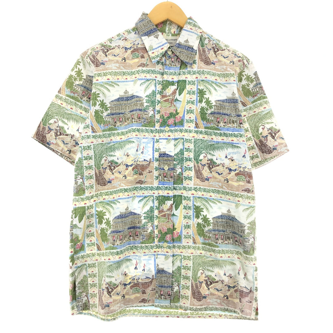 Reyn Spooner Deitrich Bullets All-over Print Button-Down Hawaiian Aloha Shirt, Made in Hawaii, Men's S /eaa442052