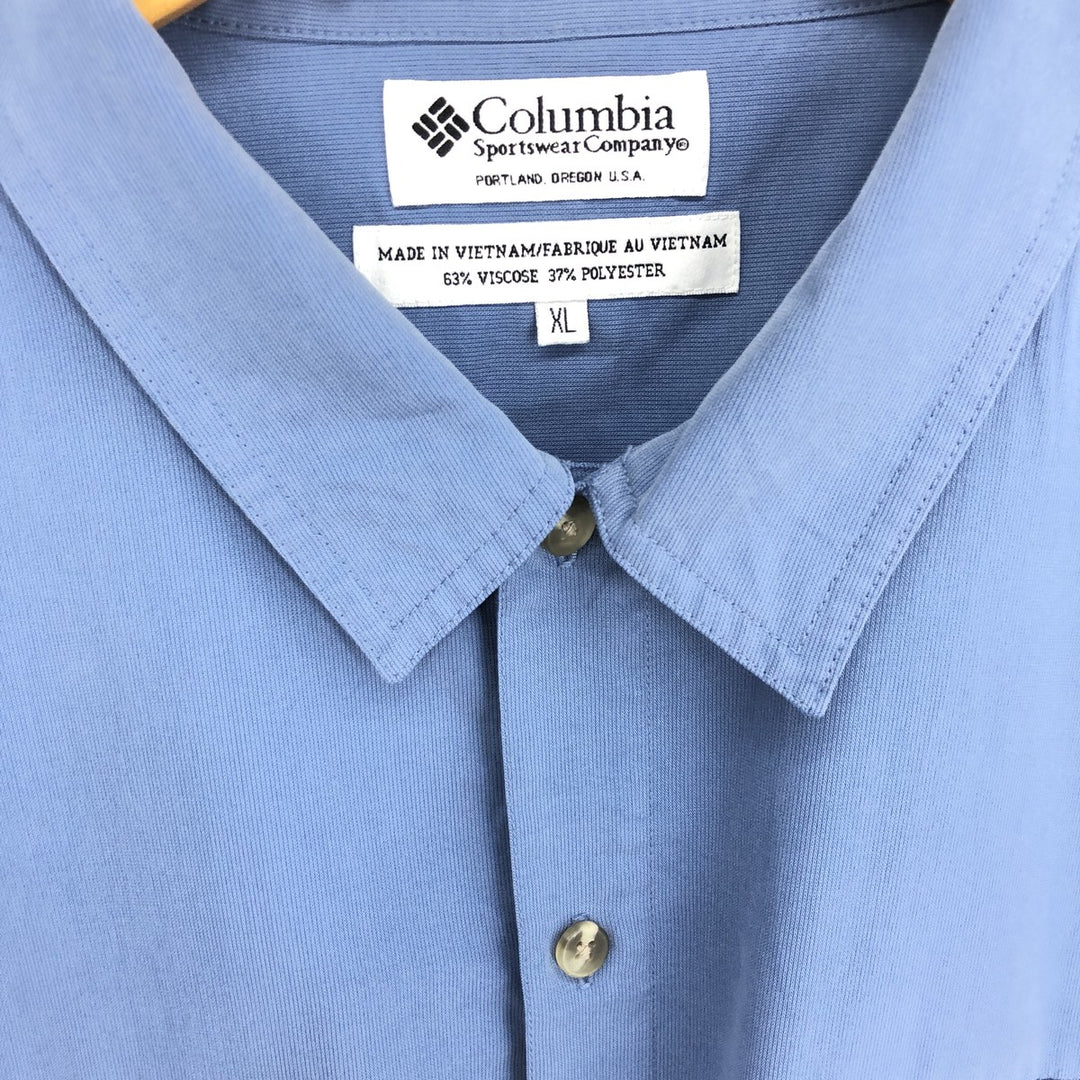 Columbia Short Sleeve Viscose x Poly Shirt Men's XL /eaa442088