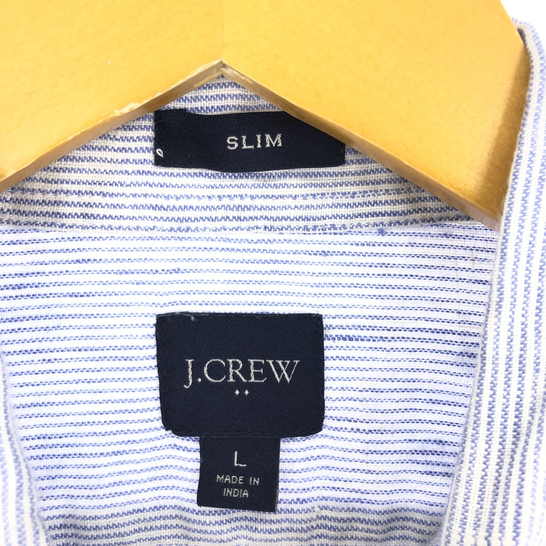 J.Crew Long Sleeve Button Down Striped Shirt Men's L /eaa442135