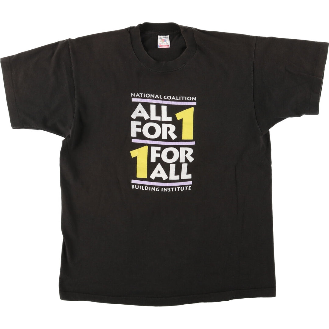 90'S Fruit of the Loom printed T-shirt, made in the USA, men's L, vintage /eaa442183