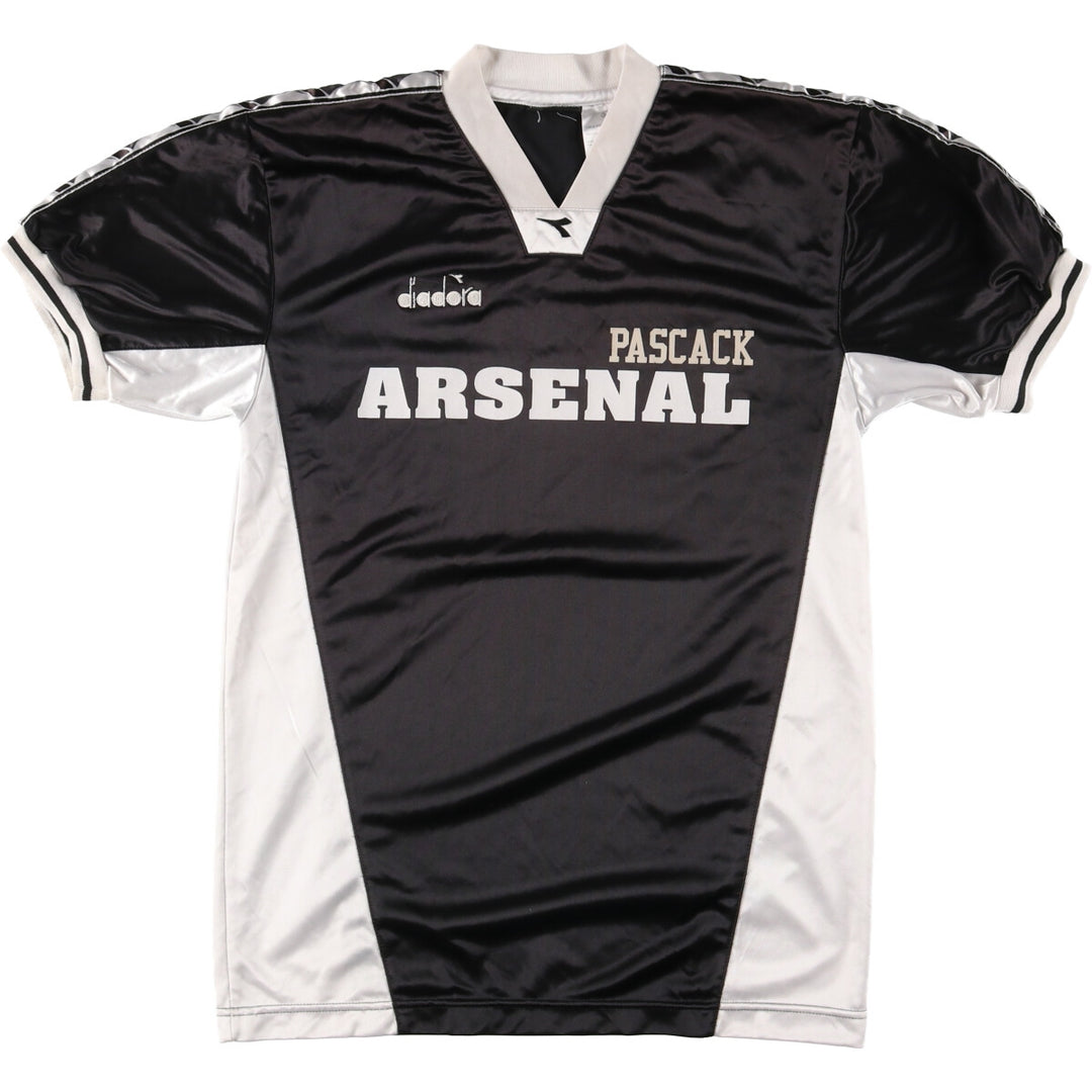 DIADORA ARSENAL Arsenal FC V-neck soccer uniform game shirt Men's S /eaa442234