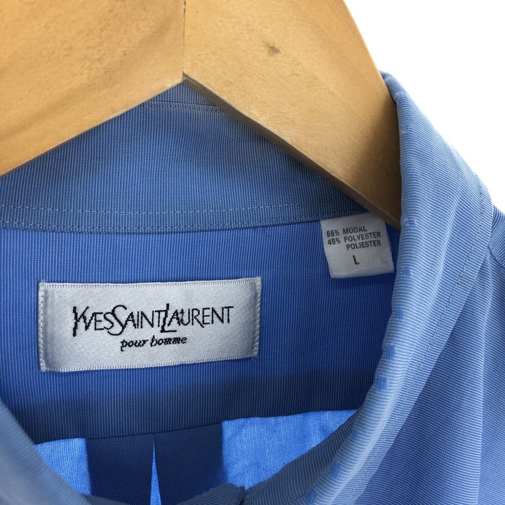 Yves Saint Laurent POUR HOMME long sleeve button down shirt, men's L /eaa442238