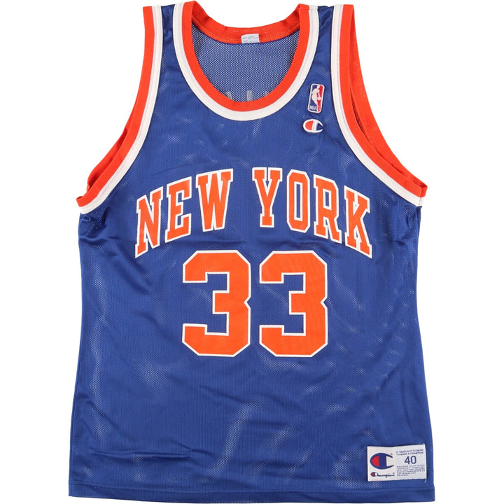 Champion NBA PATRIC EWING Patrick Ewing Mesh Game Shirt Replica Uniform Men's M /eaa442288