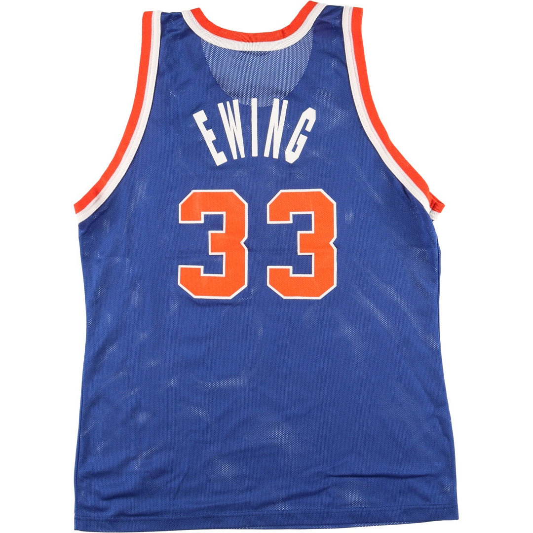 Champion NBA PATRIC EWING Patrick Ewing Mesh Game Shirt Replica Uniform Men's M /eaa442288