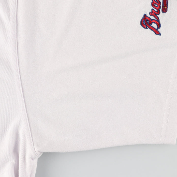 Lee MLB ATLANTA BRAVES V-neck logo T-shirt Men's L /eaa442291