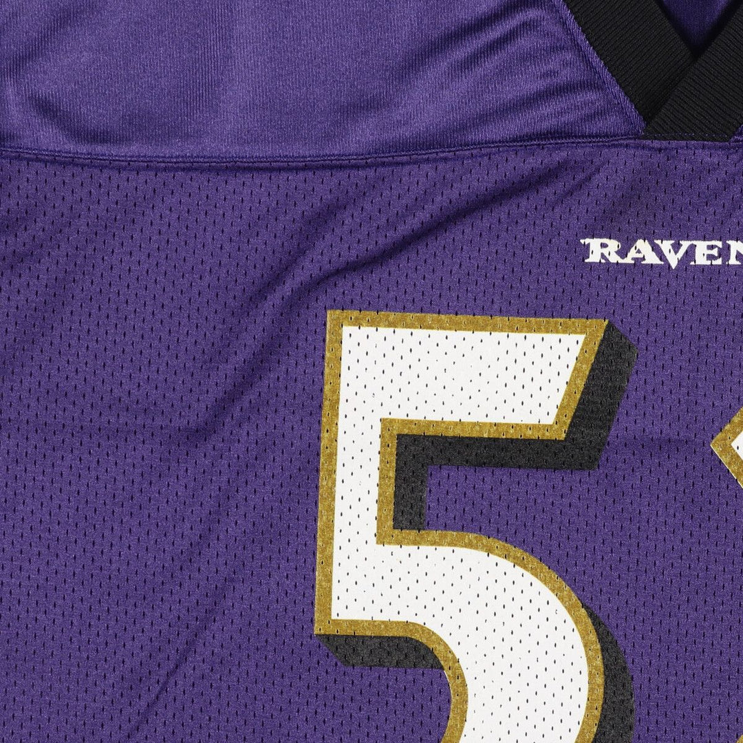 Adidas NFL RAY LEWIS Ray Lewis V-neck numbering game shirt football shirt men's XL /eaa442293