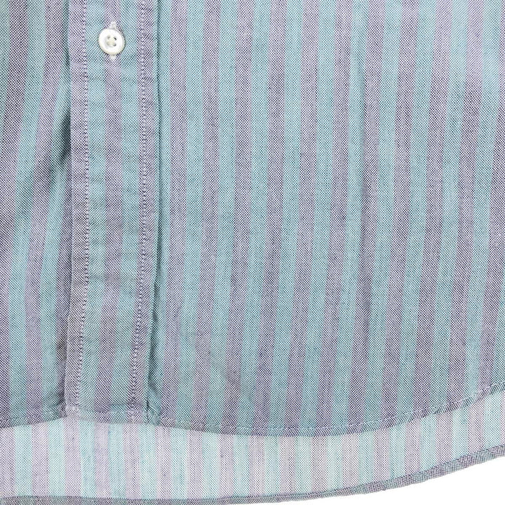 90'S LLBean Long Sleeve Button Down Striped Shirt Made in USA Men's XL Vintage /eaa442333