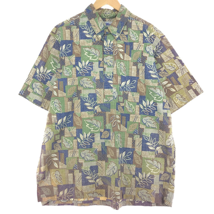 90'S Reyn Spooner Swimsuit Tag Bikini Tag Pullover All-Over Print Button-Down Aloha Shirt Men's XL Vintage /eaa442344