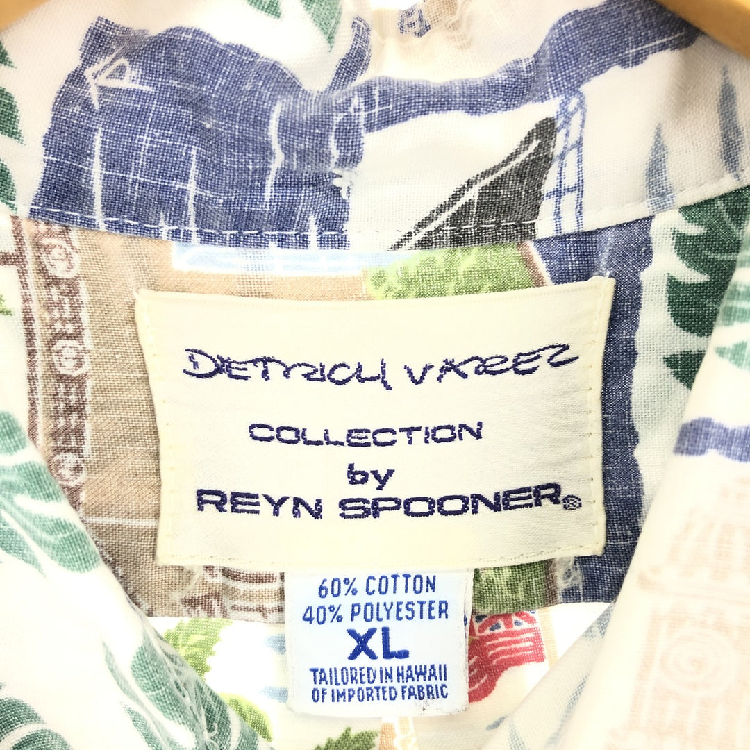 90'S Reyn Spooner Deitrich Bullets all-over print pullover button-down aloha shirt men's XL vintage /eaa442348