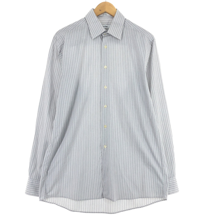 Calvin Klein Long Sleeve Cotton Striped Shirt Men's M /eaa442365