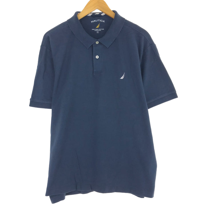 NAUTICA Short Sleeve Polo Shirt Men's L /eaa442415