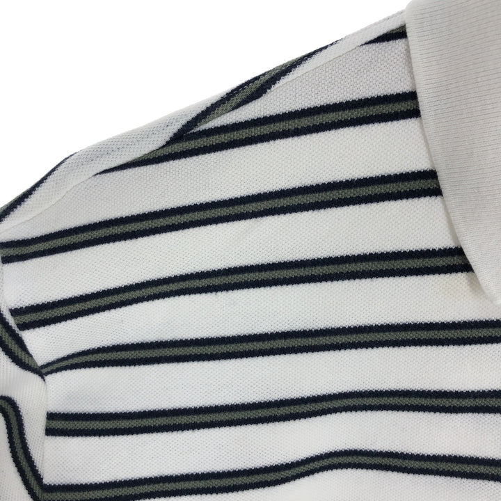 NAUTICA Short Sleeve Striped Polo Shirt Men's L /eaa442416