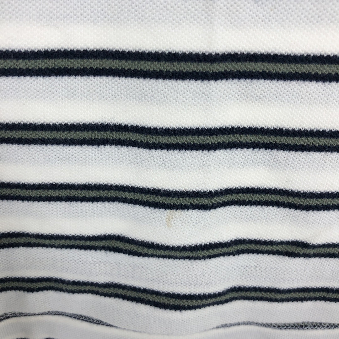 NAUTICA Short Sleeve Striped Polo Shirt Men's L /eaa442416