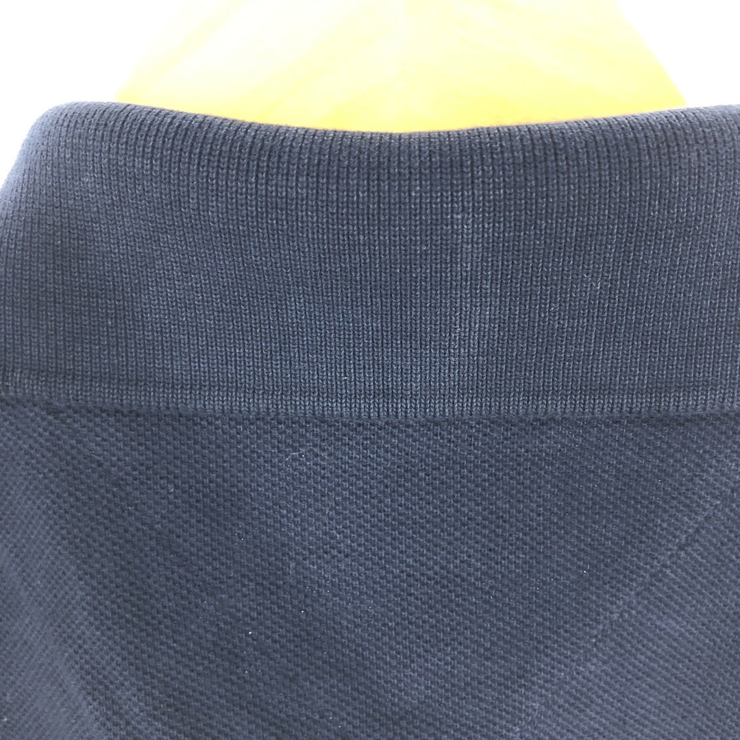 90'S Tommy Hilfiger short sleeve polo shirt men's XL vintage cotton navy blue type Vintage Second Hand