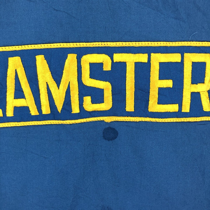 60s-70'S SWINGSTER TEAMSTERS Racing Jacket Men's XL Vintage unclear turquoise blue Vintage Second Hand