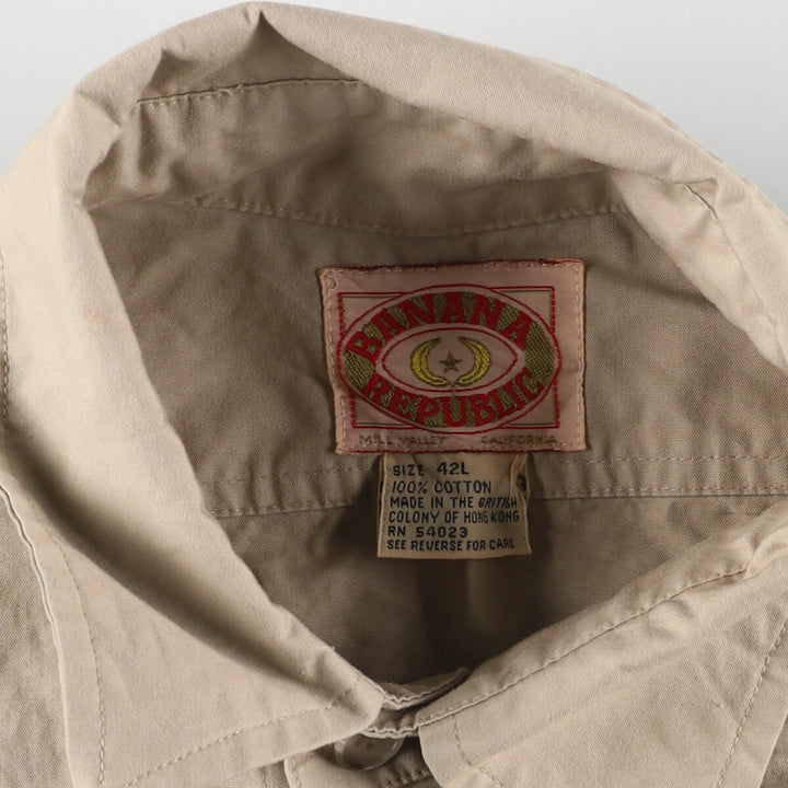 80'S Banana Republic Old Tag Safari Jacket Men's L Vintage /eaa442483