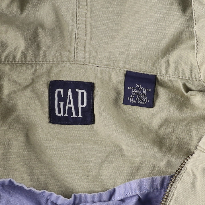 90'S GAP Old Gap Half Zip Military Cotton Parka Men's XL Vintage /eaa442486