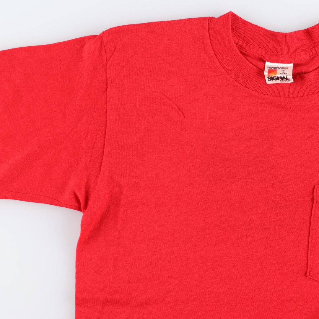 80'S SIGNAL COCA-COLA Coca-Cola back print advertising T-shirt made in USA men's L vintage /eaa442501