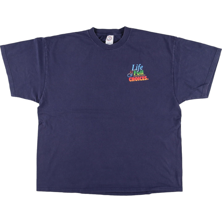 ~00'S DELTA Back Print Advertising T-Shirt Men's XXL /eaa442502